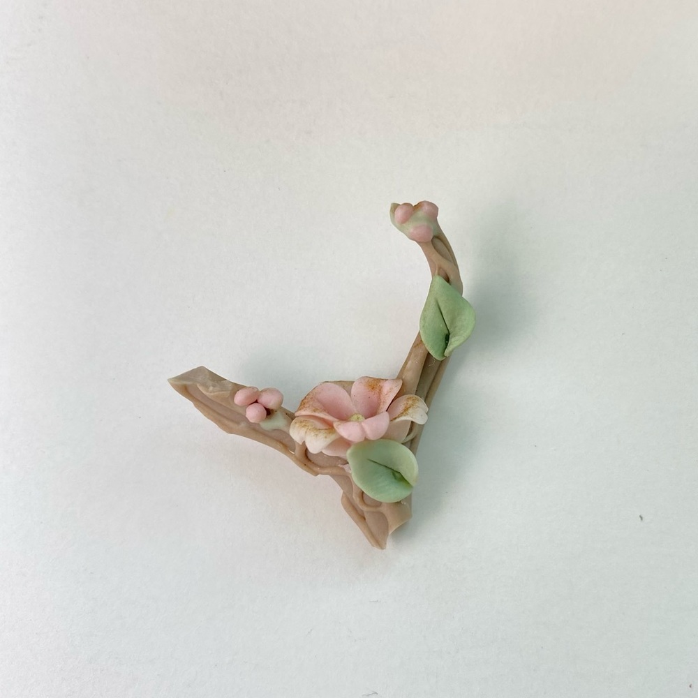 VINTAGE LLADRO JAPANESE GIRL DECORATING Flower Arranger - Picture 8 of 9